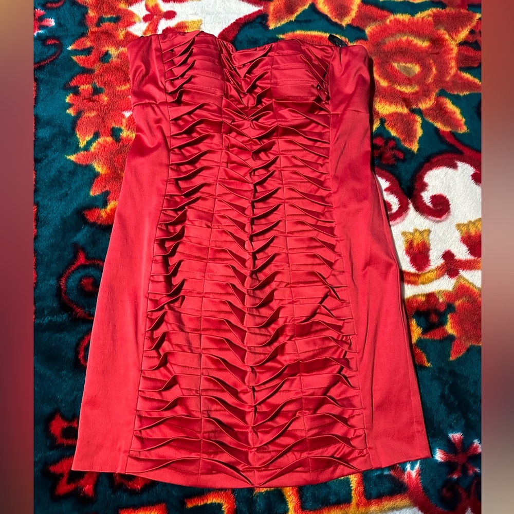 Red Bebe dress